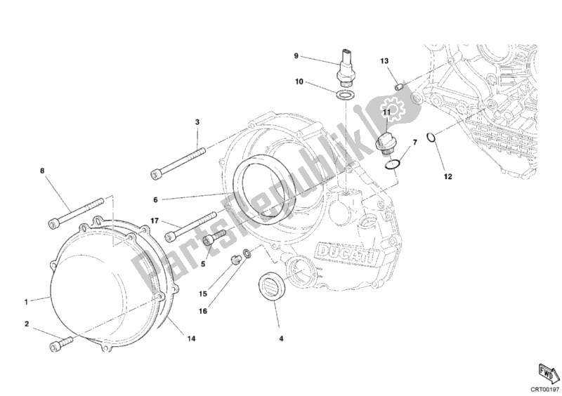 Wszystkie części do Os? Ona Sprz? G? A, Zewn? Trzna Ducati Superbike 999 USA 2006